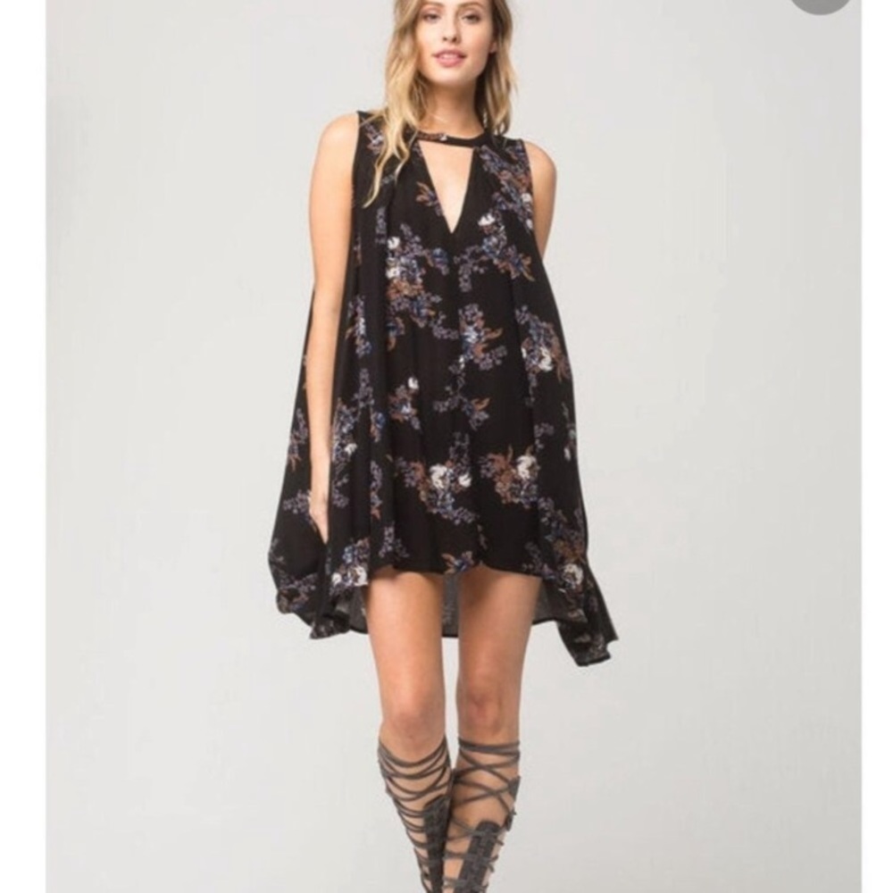 Free People Swing Floral Tunic Dress XS